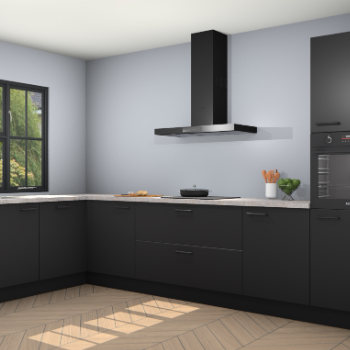 Zwarte keuken Tychy 80570