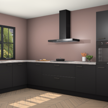 Zwarte keuken Tychy 80571