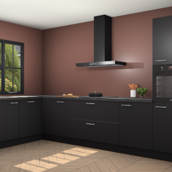 Zwarte keuken Tychy 80580