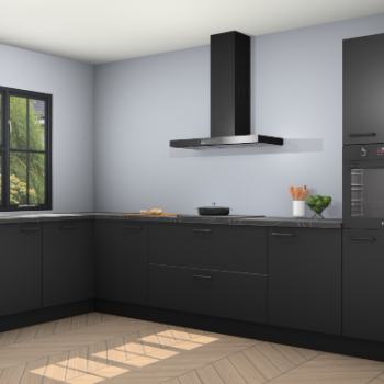 Zwarte keuken Tychy 80582