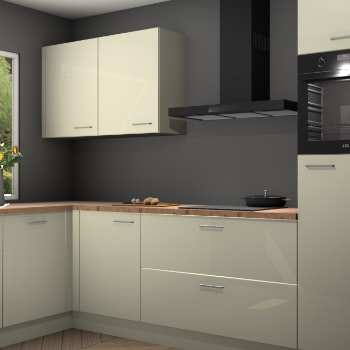 Magnolia hoogglans keuken Limonos 81388