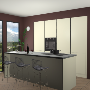 Magnolia greeploze keuken Rusiec 63473