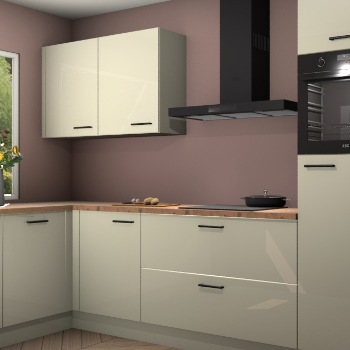 Magnolia hoogglans keuken Limonos 81390