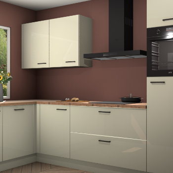 Magnolia hoogglans keuken Limonos 81391