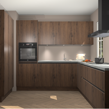 Noten greeploze keuken Regina 78466