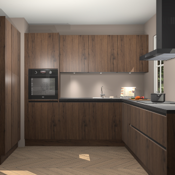 Noten greeploze keuken Regina 78472