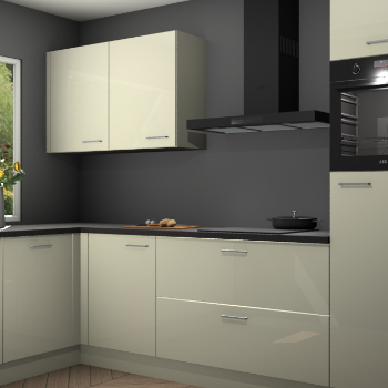 Magnolia hoogglans keuken Limonos 81415