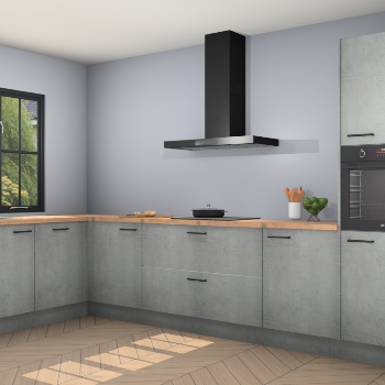 Beton parelgrijs keuken Tychy 82365