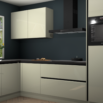 Magnolia hoogglans greeploze keuken Limonos 81421