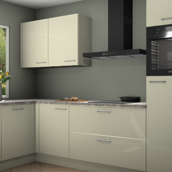 Magnolia hoogglans  keuken Limonos 81461