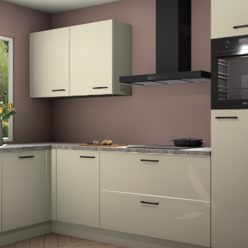 Magnolia hoogglans keuken Limonos 81464