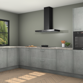 Beton parelgrijs keuken Tychy 82426