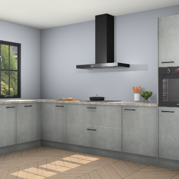 Beton parelgrijs keuken Tychy 82429