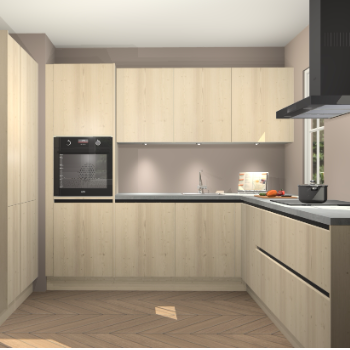 Vuren greeploze keuken Regina 78545