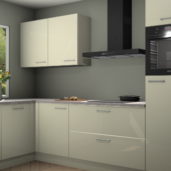 Magnolia hoogglans  keuken Limonos 81473