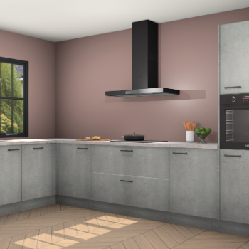 Beton parelgrijs keuken Tychy 82448