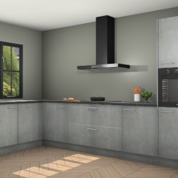 Beton parelgrijs keuken Tychy 82458