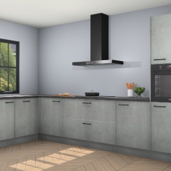 Beton parelgrijs keuken Tychy 82461