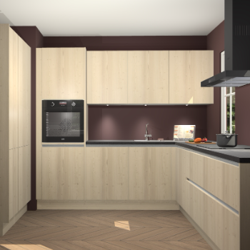 Vuren greeploze keuken Regina 78548