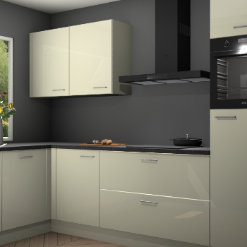 Magnolia hoogglans keuken Limonos 81493