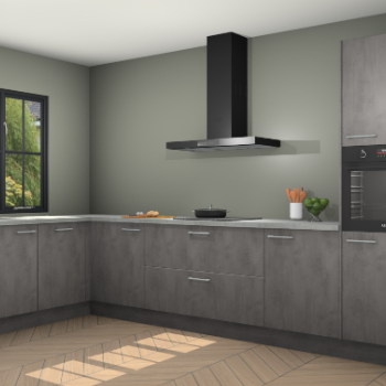  Beton antraciet keuken Tychy 82537