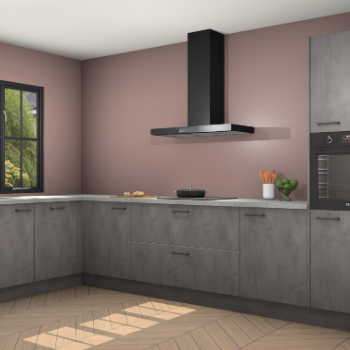 Beton antraciet keuken Tychy 82543