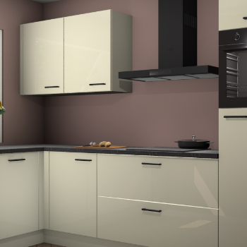 Magnolia hoogglans keuken Limonos 81495