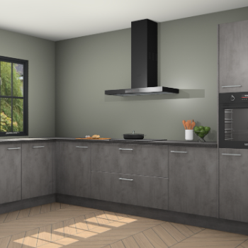  Beton antraciet keuken Tychy 82545