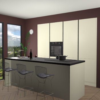 Magnolia greeploze keuken Rusiec 63486