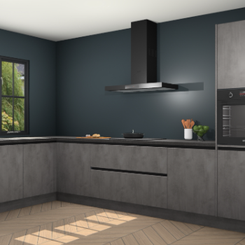 Beton antraciet greeploze keuken Tychy 82550