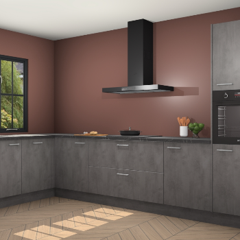 Beton antraciet keuken Tychy 82606