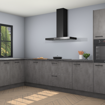 Beton antraciet keuken Tychy 82608