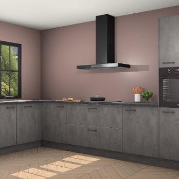 Beton antraciet keuken Tychy 82609