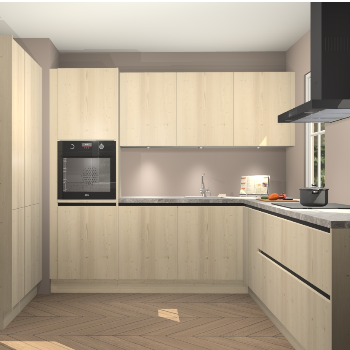 Vuren greeploze keuken Regina 78561