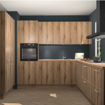 Goud eiken keuken Regina 78576