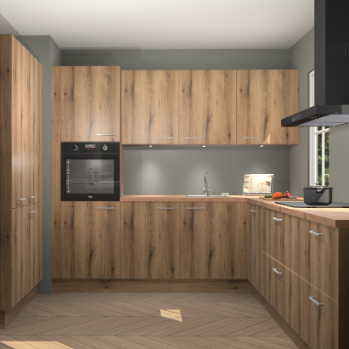 Goud eiken keuken Regina 78577