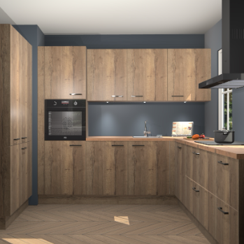 Chocolade eiken keuken Regina 78836