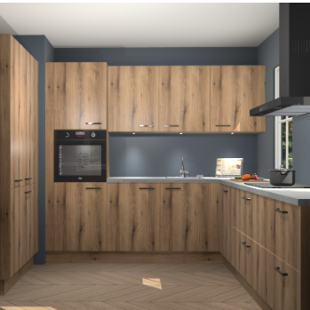 Goud eiken keuken Regina 78842