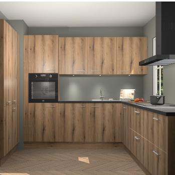 Goud eiken keuken Regina 78845