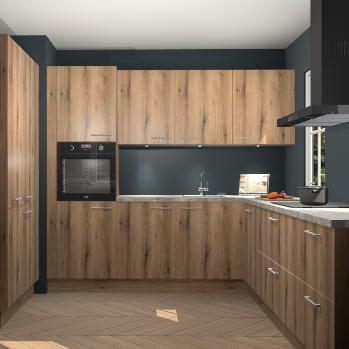 Goud eiken keuken Regina 78850