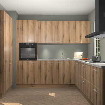 Goud eiken keuken Regina 78851