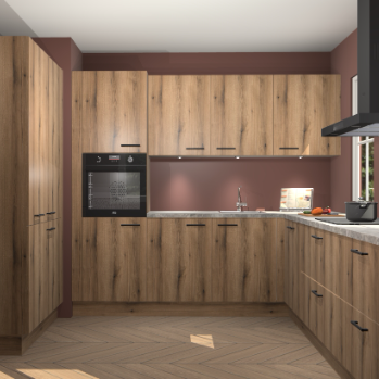 Goud eiken keuken Regina 78853