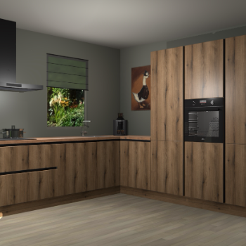 Goud Eiken greeploze keuken Laos 80200