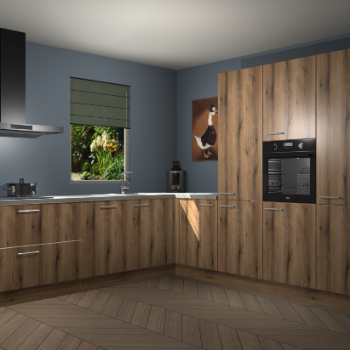 Goud Eiken keuken Laos 80211