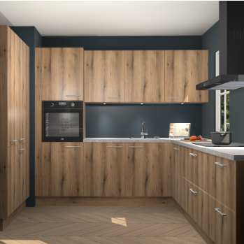 Goud eiken keuken Regina 78856