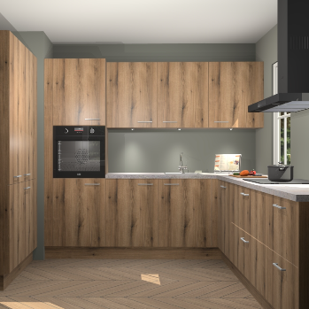 Goud eiken keuken Regina 78857