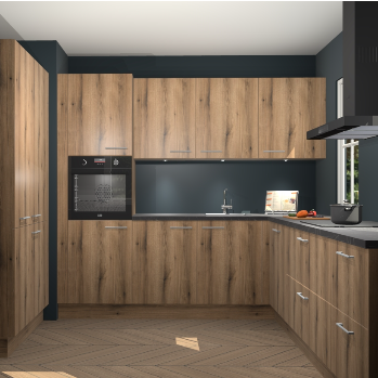 Goud eiken keuken Regina 78862