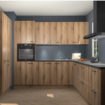 Goud eiken keuken Regina 78866