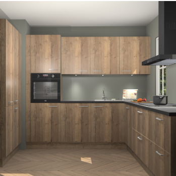 Chocolade eiken keuken Regina 79176