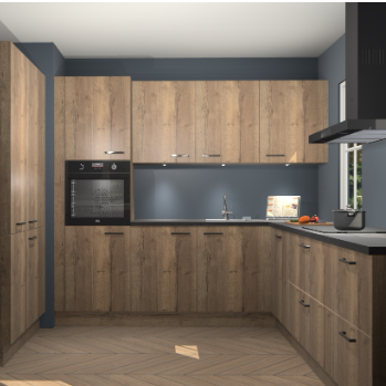 Chocolade eiken keuken Regina 79179